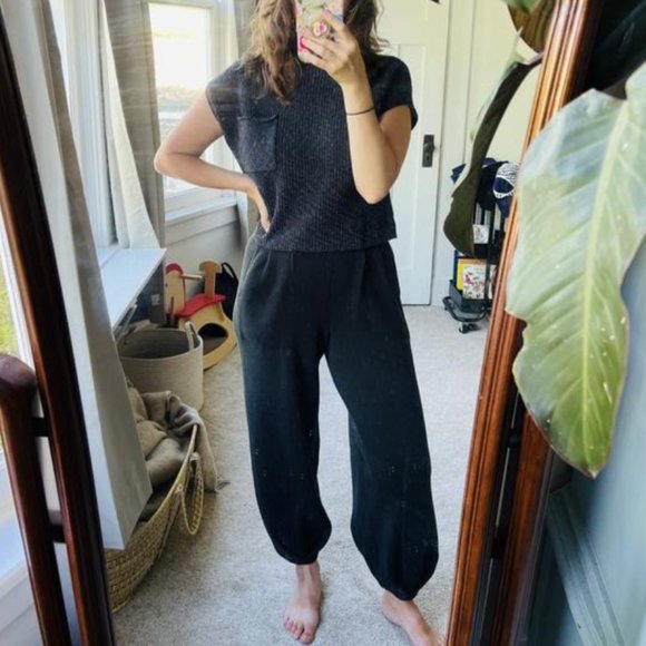 Free People Sweaters - Free People Freya Sweater Set Small Black Charcoal Combo